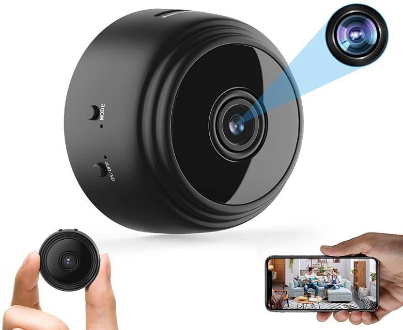 Ervmtech WiFi Full HD Spy IP Camera Hidden Wireless CCTV Night Vision Live on Mobile Security Camera