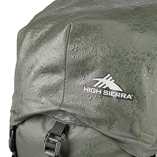 High Sierra Pathway 2.0 75L Backpack In Forest Green/Black - Image 5