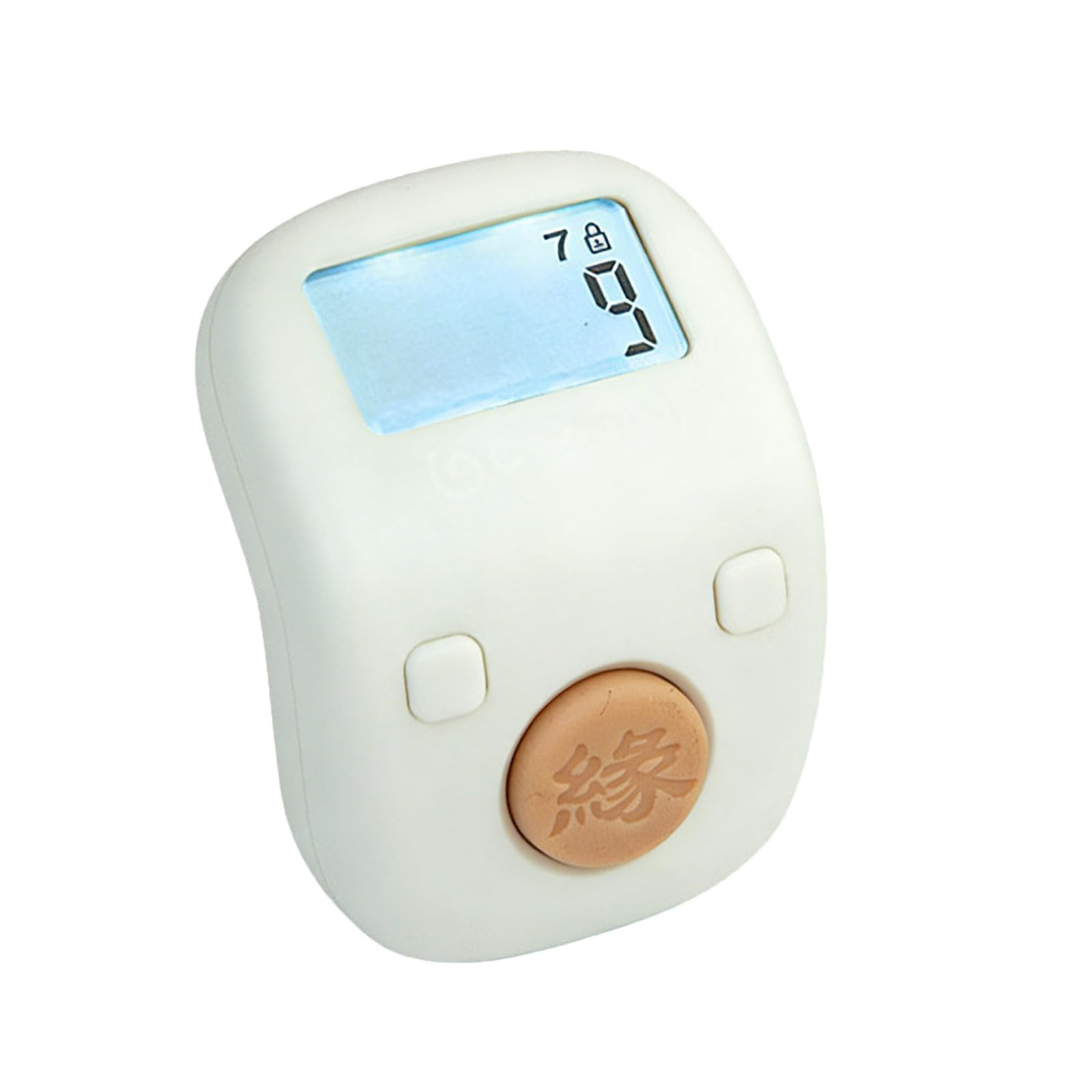 Kaccde White Lightweight 7 Channel Zikr Counter With Accurate Counting For Fitness Digital Counter Backlit Hand
