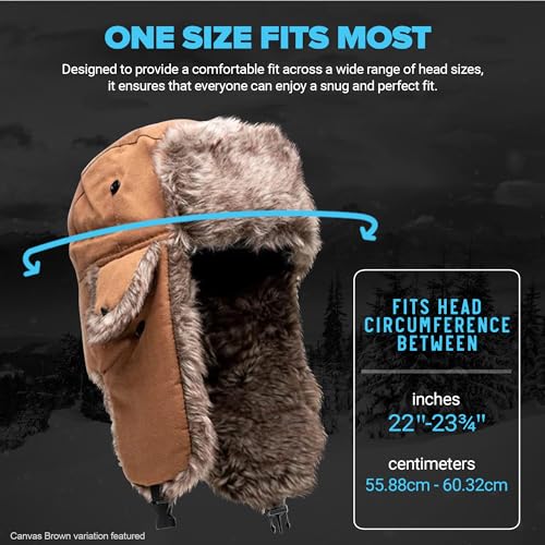 S A Trapper Hat With Lined Faux Fur thumb #4