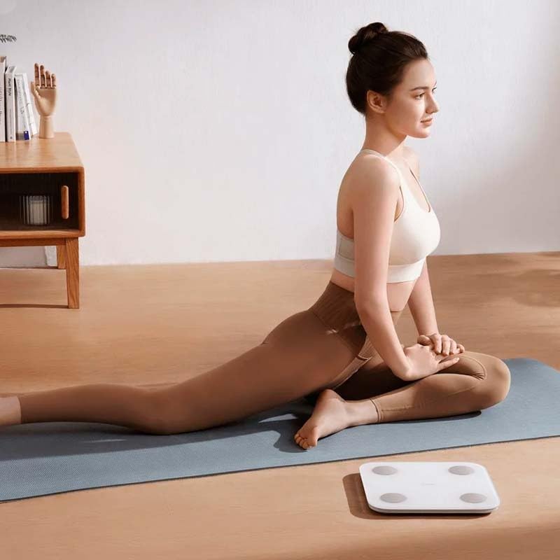 Xiaomi Mi Body Composite Scale S400 | Bilancia intelligente per grasso corporeo e muscolo | Bilancia da bagno digitale con Bluetooth 5.0 | Bilanciere bianco del peso corporeo | Compatibile con IOS e