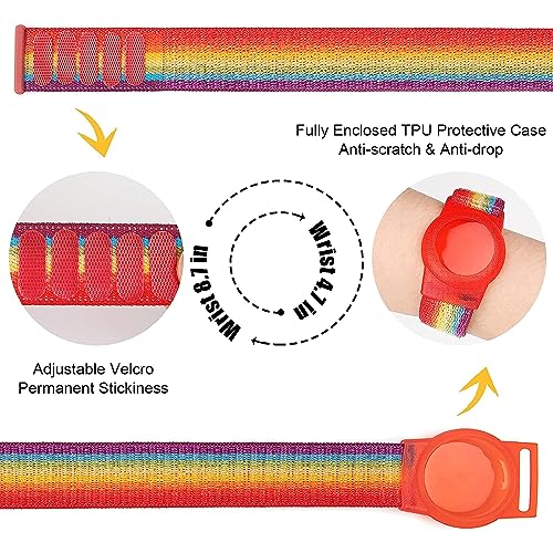 Image of Bracelet for AirTag Kids,Protective Cover for Air Tag with Nylon Wristband