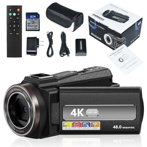 4K ビデオカメラ 本体 リモコン・マイク・取扱説明書付き 51hF0RWx9xL.jpg