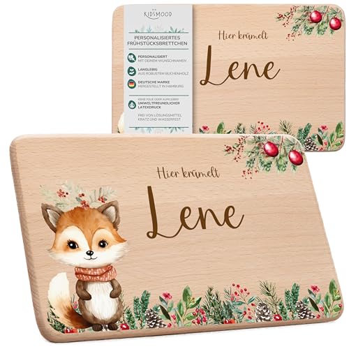 KIDSMOOD – Weihnachtliches Frühstücksbrettchen mit Namen |...