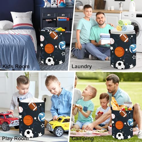 Clastyle CTS0073A 63L Large Sport Balls Kid Laundry Hamper thumb #6