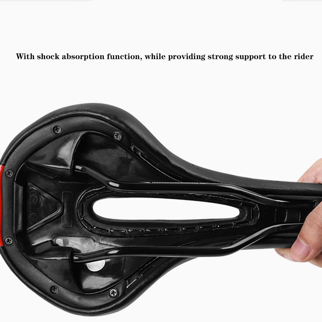 Siège de vélo,Bleu--Selle de vélo de montagne en éponge polymère 3D
