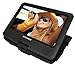 Sylvania 9-Inch Swivel Screen Portable DVD/CD/MP3 Player with 5 Hour Built-In Rechargeable Battery, USB/SD Card Reader, AC/DC Adapter