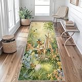 ANTIDÉRAPANT: Notre tapis est doté d'une conception antidérapante améliorée qui augmente la friction entre le tapis et le sol, lui conférant une fonction antidérapante sans l'endommager