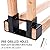 RightHand Adjustable Firewood Storage Bracket Kit – Sturdy Rack Holds Stacked Fire Logs & Adjusts to Any Length – Customize to Fit Your Indoor Or Outdoor Space – Durable Black Powder-Coated Steel