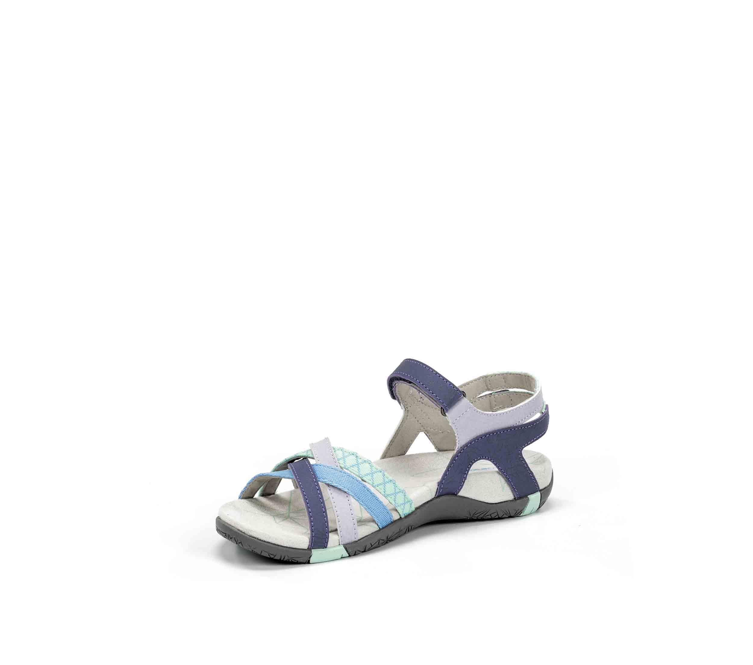CHIRUCA Malibu 25 Sandales synthétiques pour femme Bleu marine/vert
