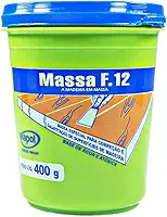 Massa F12 para Calafetar Madeira 400g Mogno