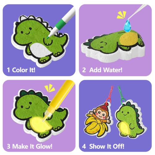 AMOSTING Glow-in-the-Dark Magic Puffs Craft Kit - 13 w/ Code + 35% Off Code NYV3ER7Z - image 3