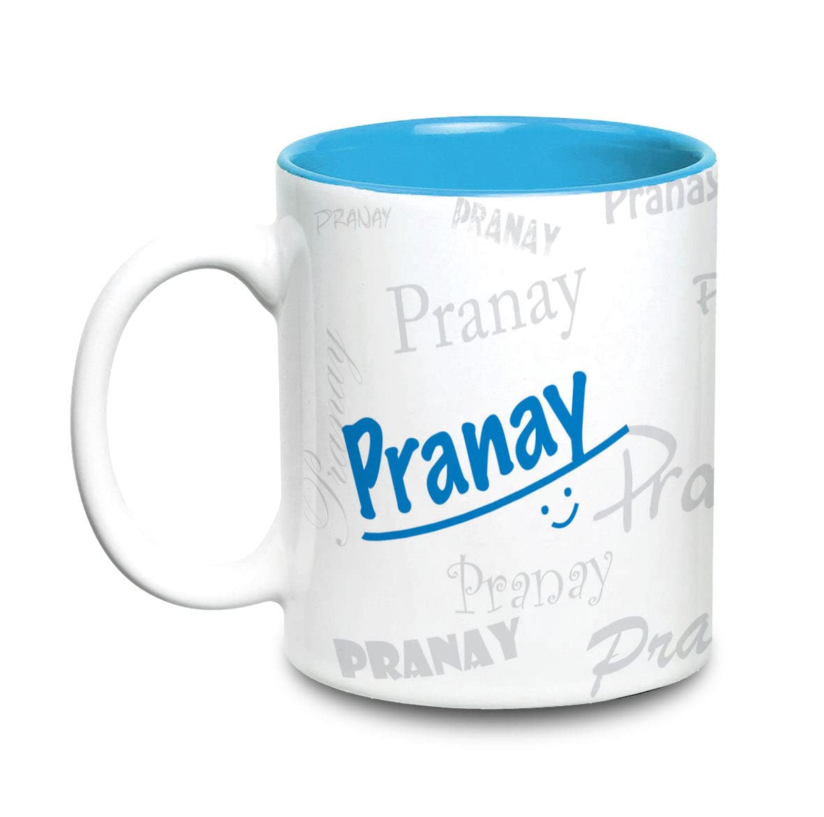 Hot Muggs Me Graffiti Mug - Pranay Personalised Name Ceramic, 315ml, 1 Unit