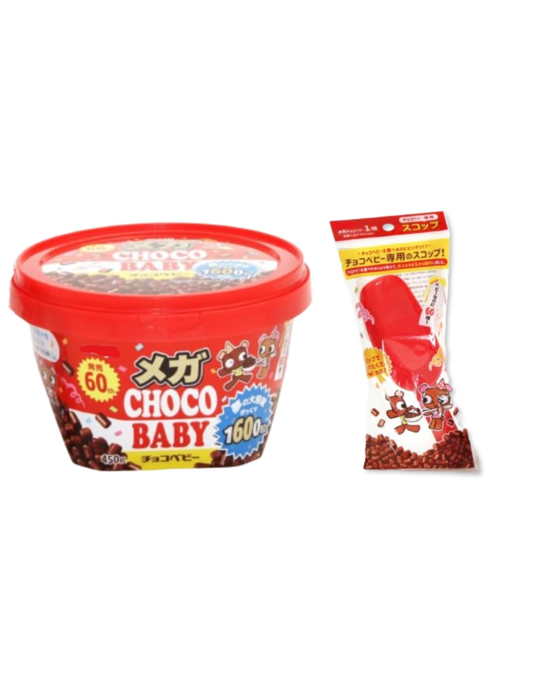 メガチョコベビー2個とおまけスコップ1個 Amazon.co.jp: 明治 夢のメガチョコベビー450g（スコップ付き） : 食品