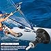 EVTSCAN Adjustable Windsurfing Mast Base, Universal Joint 360 Degree Rotation, for Windsurf Rig, Mast, Sail Boom and Board, for Professional Sailors