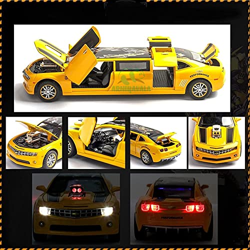 Image of 1:32 Chevrolet Camaro Limousine Extended Diecast Model Cars Toy Gifts for Kids (Colour May Vary)