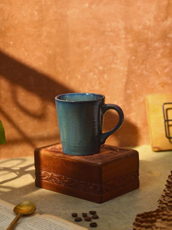 Image of WEAVING HOMES Coffee Mug (WEAVING HOMES Essential Blue Coffee Mug)