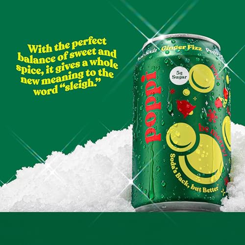 Image of Poppi Prebiotic Soda, Ginger Fizz, 12 Oz, 12 Pack