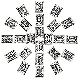Perfekte Größe: 13mm Länge, 10mm Breite, 6mm Loch. Perfekt für Bärte, Haare und Schmuck!