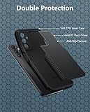 FNTCASE for Samsung A14 Phone Case: Dual Layer Shockproof Drop Protection Galaxy 4G/5G 360 Military Grade Protective Mobile Cover Rugged Matte Heavy Duty Slim TPU Aesthetic Black - Image 2
