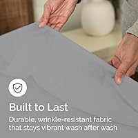 Vista 62 de King Fitted Bed Sheet - Bottom Single Fitted Sheet Only - Ultra-Soft Hotel Luxury Bedding w/ 8-16 Inch Deep Pockets - Breathable, Cooling & Wrinkle