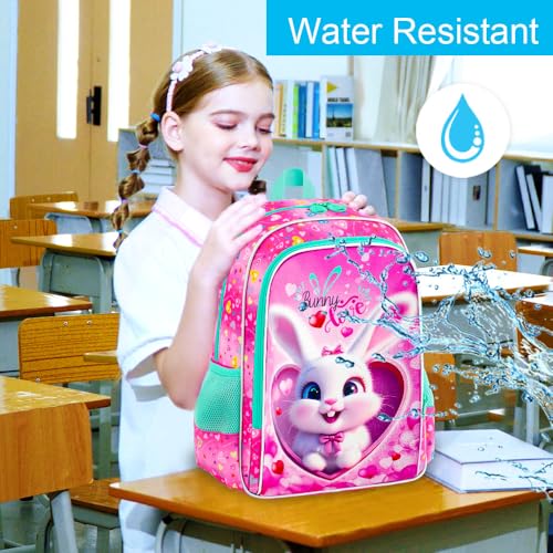 Image of 16 inch Backpack for Girls Boys 4-8, 3Pcs Kids Bookbag Set with Lunch Box, School Bag for Preschool Kindergarten