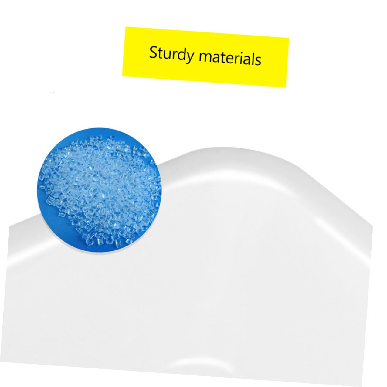 POPETPOP Vassoi per Reagenti Resistenti a Alcalini Set da 3 in Plastica Bianca Leggeri e Compatti per Attrezzature da Laboratorio Chimico