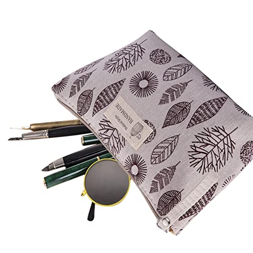 TeeTree Neceser de Lona con Cremallera | Estuche de Maquillaje multifunción Esenciales de Viaje para Mujeres y niñas - Accesorios de Neceser multifunción para Mujeres y niñas