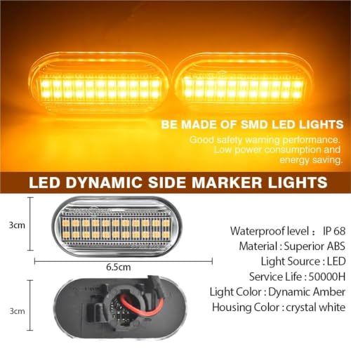 Feux intermittents auto LED dynamique Mercedes Benz Smart Fortwo 453 - 4