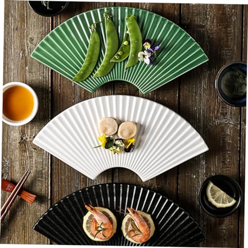 Plato Cerámico para Sushi en Forma de Abanico miniatura 5