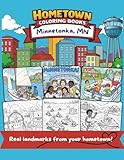  Hometown Coloring Books: Minnetonka, MN Edition! 30+ pages of local landmarks, schools, parks, and more! Custom coloring pages from your hometown for all ages 6+
