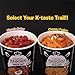 KINIKORA Premium Instant Rabokki Cup - Cheese Flavor, 2 Cups, Korean Ramen & Tteokbokki, Quick and Easy Street Food