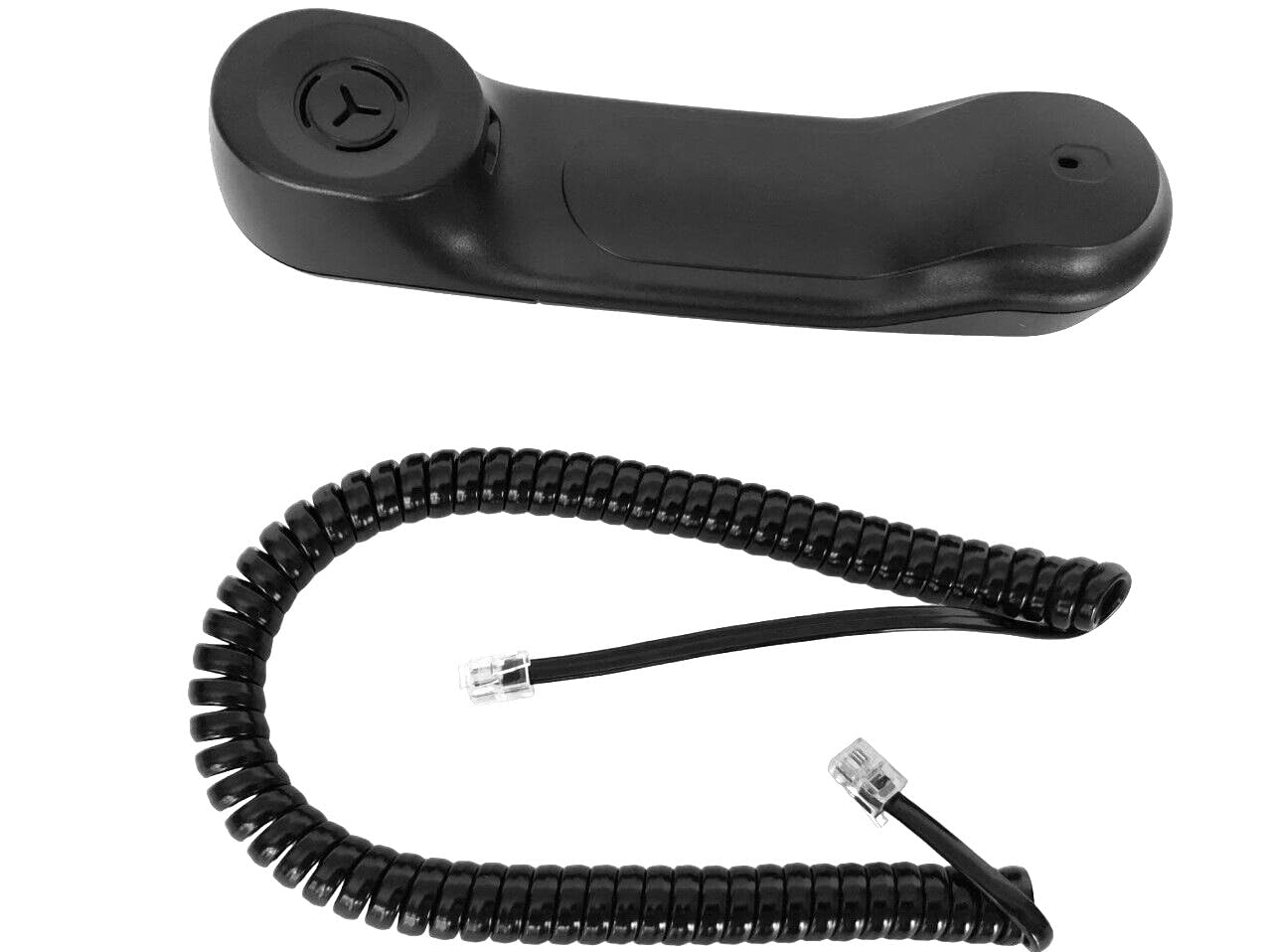 The VoIP Lounge Receptor de repuesto con cable rizado para Alcatel Lucent OmniPCX IP Touch y Digital Series Phone 4008 4018 4019 4028 4029 4038 4039 4068 8028 8029 8038 8039 8058