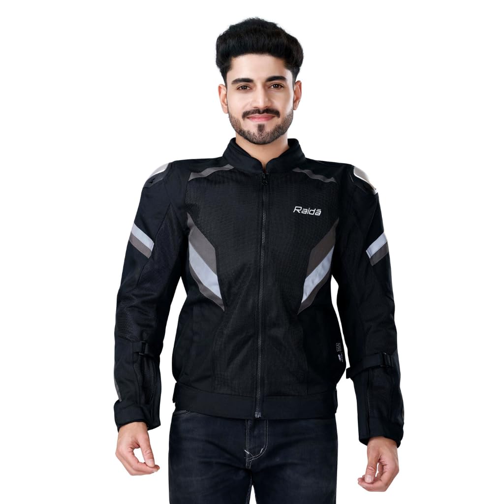 Raida Frigate Motorcycle Jacket | CE Level 2 Armors | Titanium