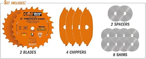 Miniatura 10 de Cmt Juegos de dados de precisión de 8 pulgadas x 24 x 58 pulgadas