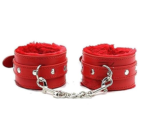 ZeeKoug Bracelet en Cuir Rouge, Facile à Porter, utilisé pour exercer la Force du Bras et améliorer la flexibilité du Doigt, Taille réglable, Cadeau de Couple