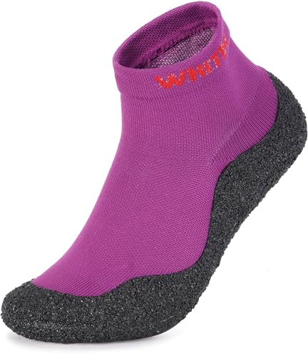 WHITIN Womens Sock Shoes with Grips Size 10 House Yoga for Elderly Ballet Pregnant Gym Indoor...