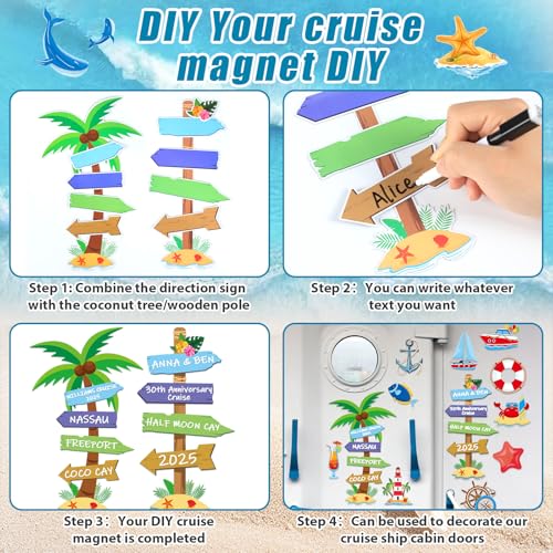 22 imanes decorativos personalizados de crucero para puertas miniatura 4