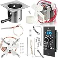 LemonRoad Digital Pro Controller Kit Compatible with Traeger/Pit Boss/Camp Chef Includes Meat Probes, Thermostat Sensor, Auger Motor, Induction Fan, Fire Burn Pot, & Ignitor