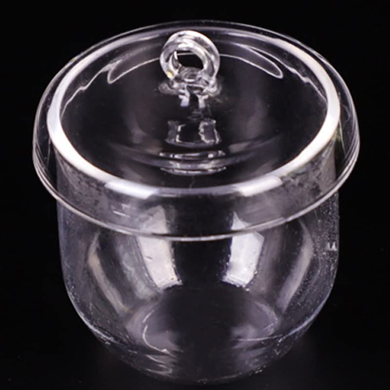 Tygiel kwarcowy odporny na wysokie temperatury i przyrząd ze szkła o wysokiej przepuszczalności z pokrywą do ogrzewania i wrzenia(20ML 3pcs)