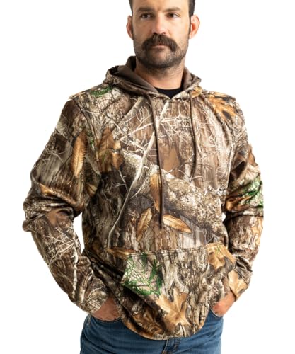Realtree Men's Camo Midweight Hunting Performance and Sherpa Hoodies Pullover2