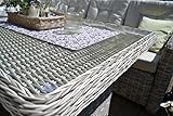 bomey Rattan Lounge Set Gartenmöbel Set Manhattan C-2 4-Teilig Gartensofa Grau - 4