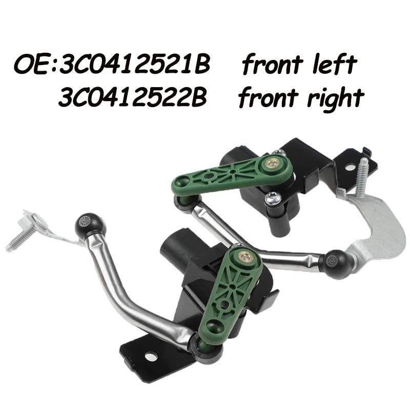 Czujnik wysokości zawieszenia Czujnik wysokości Auto Suspension Czujnik poziomu wysokości 3C0412521B 3C0412522B do VW do Golf dla Tiguan dla Passata dla CC dla EOS Rabbit GTI