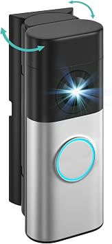 0-45 Doorbell Angle Mount for Ring Battery Doorbell Plus/Pro 2nd Gen