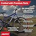 Huffy Stone Mountain Womens 26 Inch Mountain Bike, Midnight Purple Frame, 21-Speed Shimano Twist Shifting, Dual Suspension, Comfort Saddle | 20
