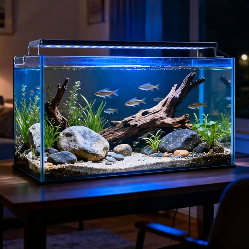 SZMiNiLED Full Spectrum Aquarium Light：Fish Tank Light with APP & Remote Control for Live Fishes Aquatic Pet Lovers - Timer Fish Tank Lights for 18-24 Inch Freshwater Saltwater Aquarium — view 5