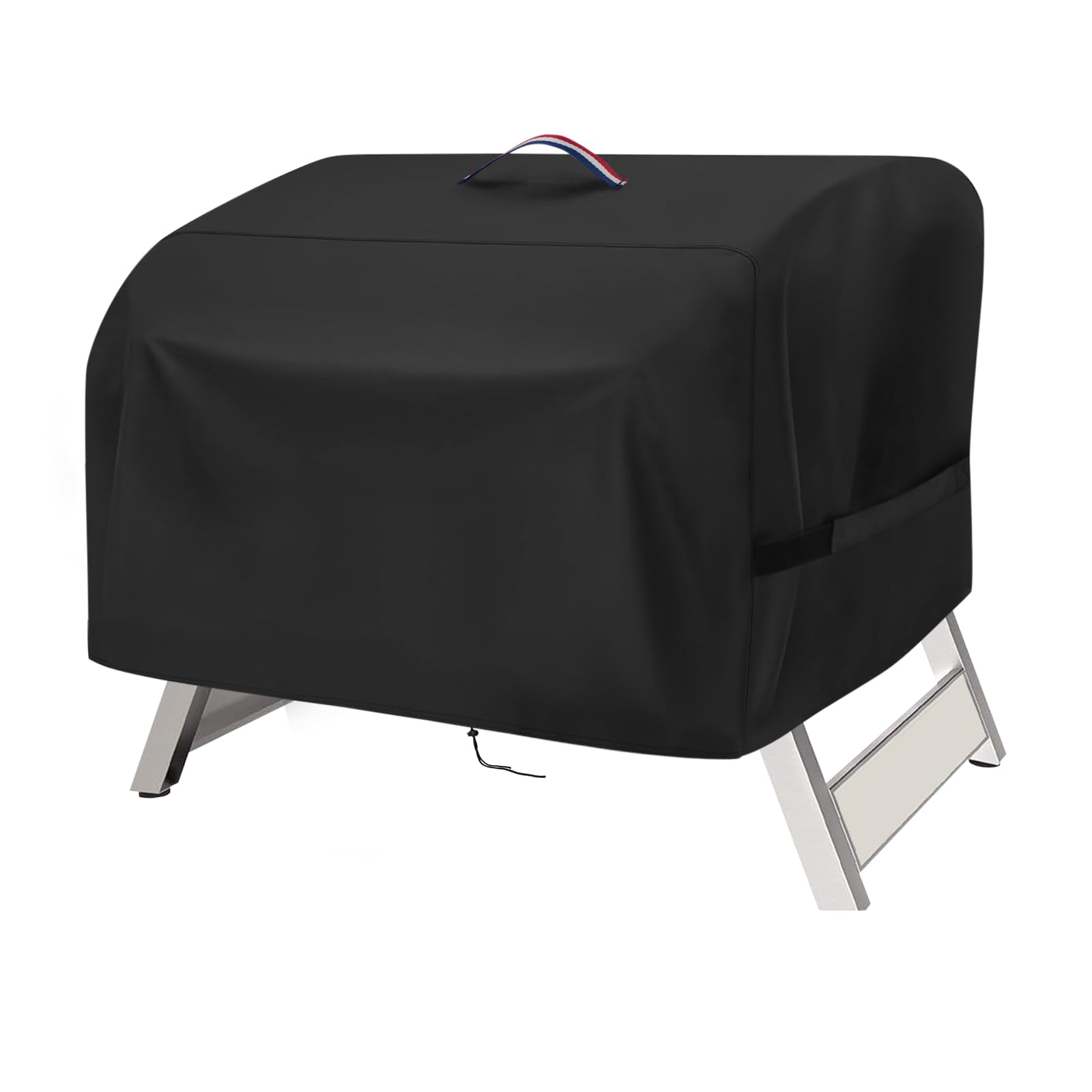 AgustonePortable Grill Cover for Megamaster 2-Burner Portable Gas Gril，Small Propane Grill Cover for Outdoor Table Top Cooking & Camping, Heavy Duty Waterproof BBQ Cover, Black 22" x 21"x 15"