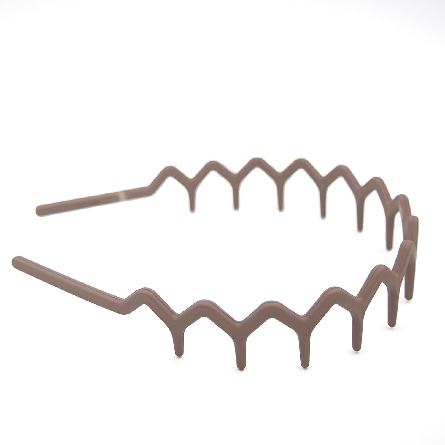 Zig Zag Headbands for Women Men Non-slip Plastic Hairbands Shark Teeth Hair Comb Wavy Headband Hair Hoop for Workout Washaing Face - Image 2