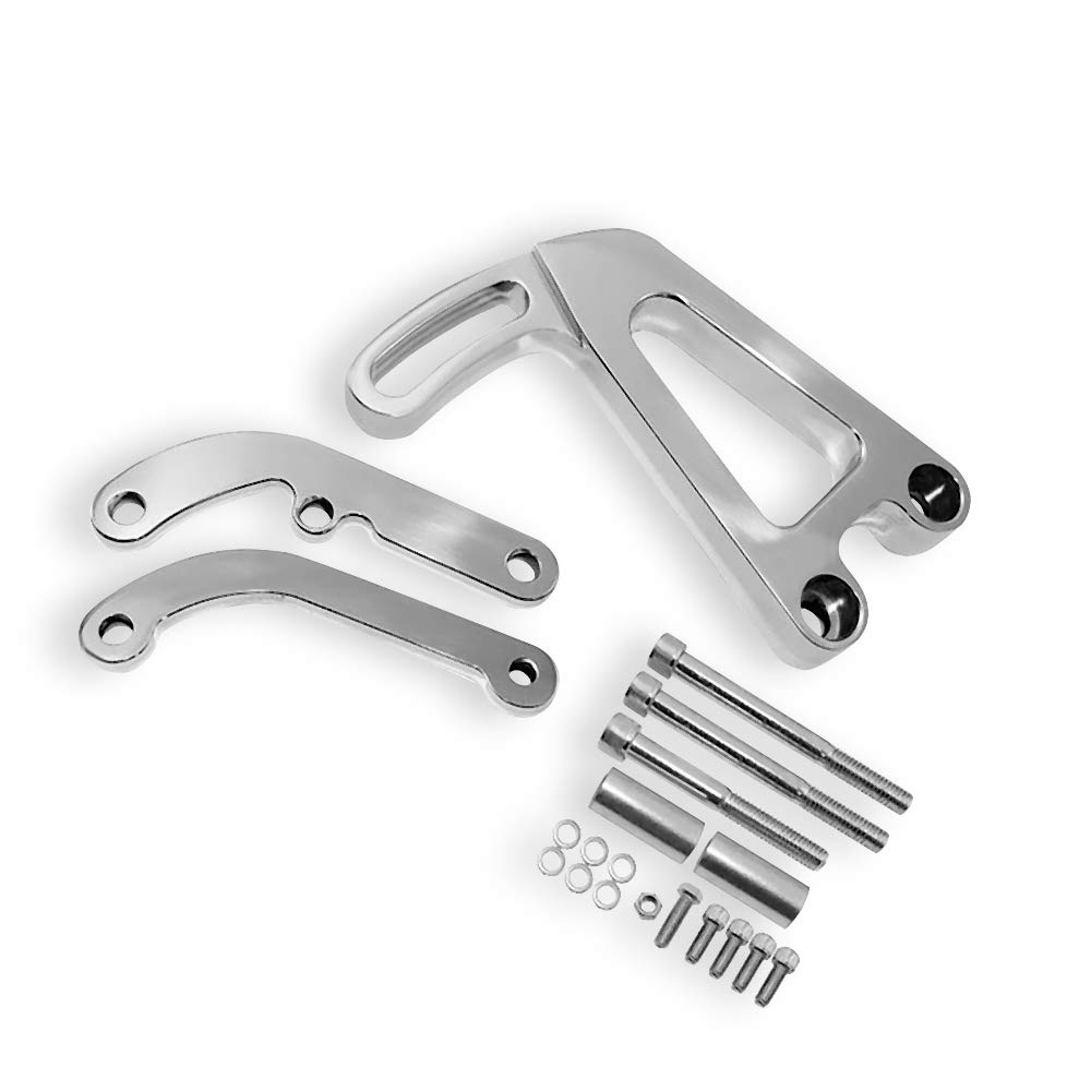 DEMOTOR PERFORMANCE For SBC Chevy 327 350 383 Aluminum Power Steering Bracket LWP