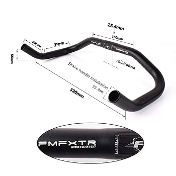 ブルホーンシティバイク Amazon.co.jp: UPANBIKE バイクブルホーンハンドルバー アルミ